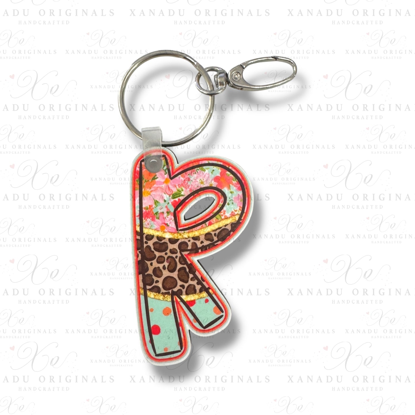 Blooming Safari Alpha Keychains (A-Z) | Bag Tag