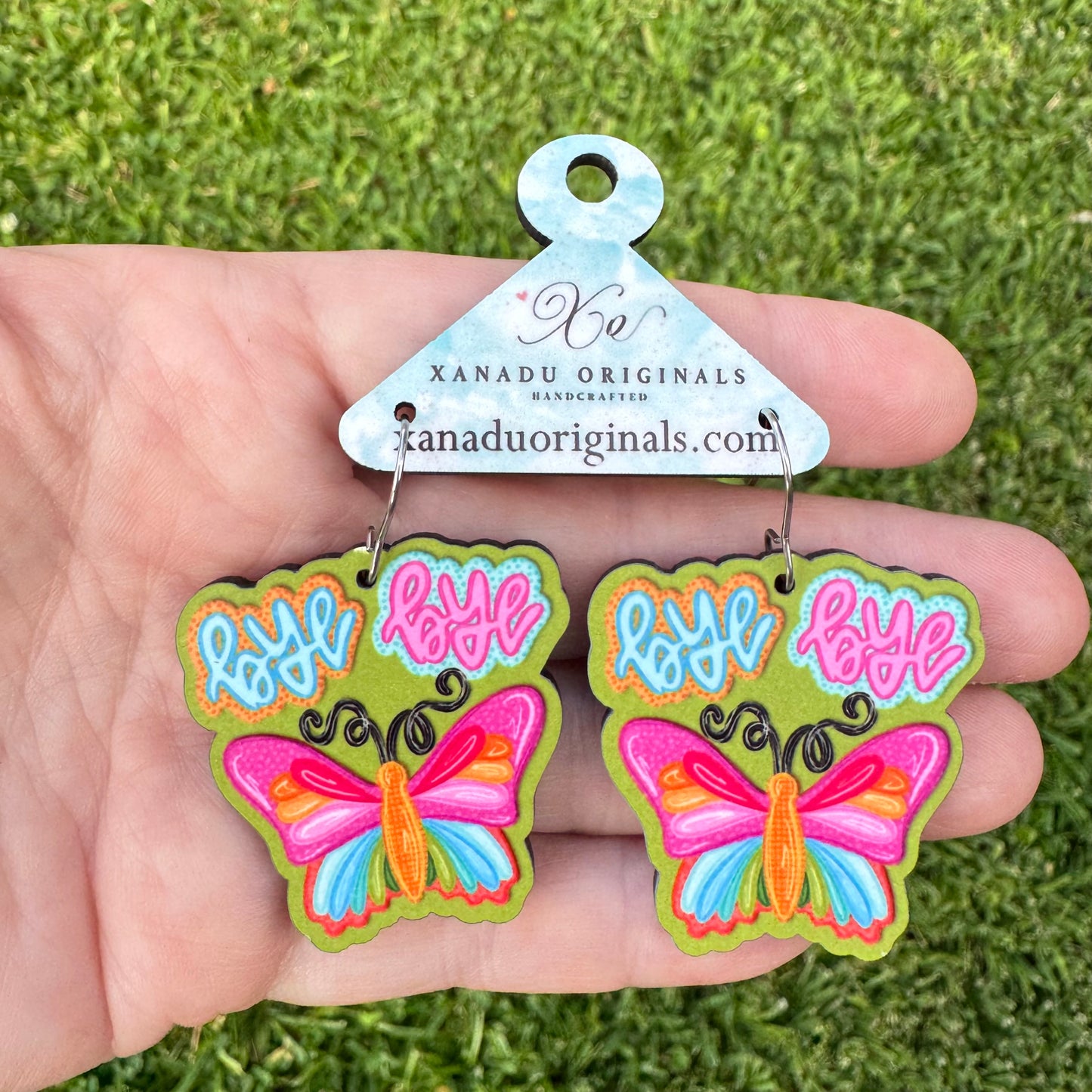Bye Bye Butterfly Dangle Earrings