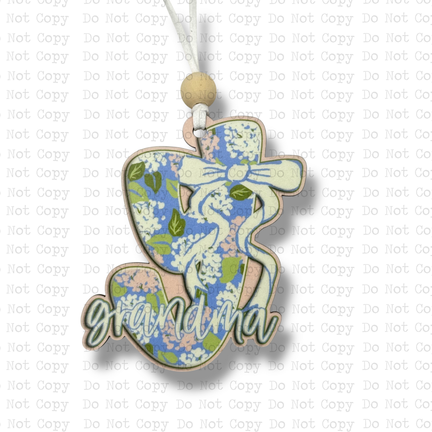 Coquette Grandma Car Charm