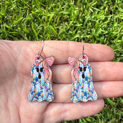 Preppy Ghostly Ghost Earrings
