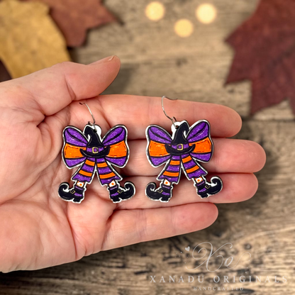 Witch Legs Dangle Earrings