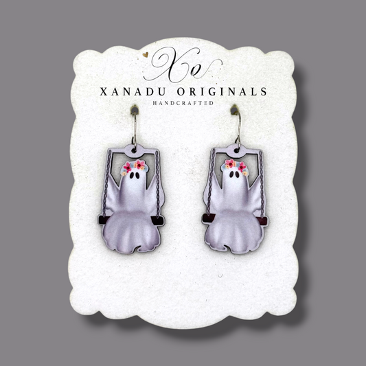 Swinging Ghost Earrings