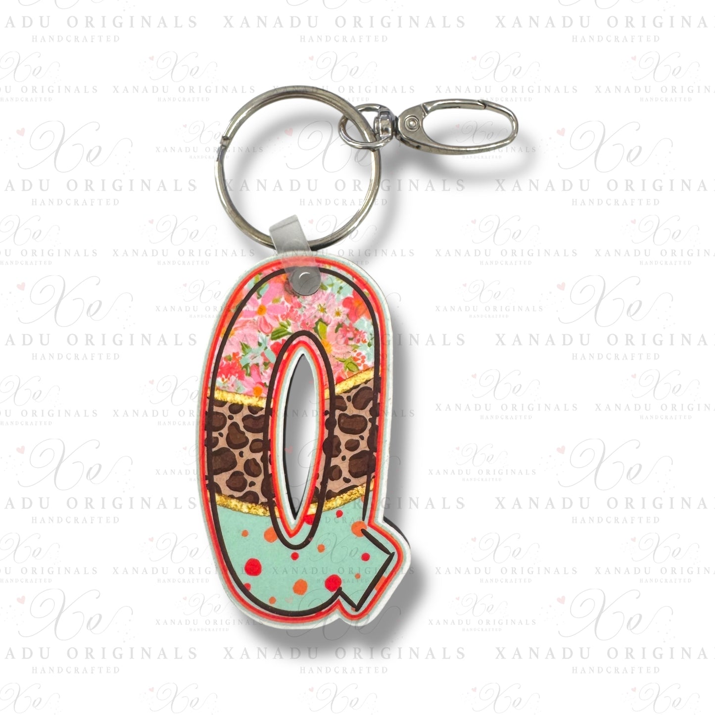 Blooming Safari Alpha Keychains (A-Z) | Bag Tag