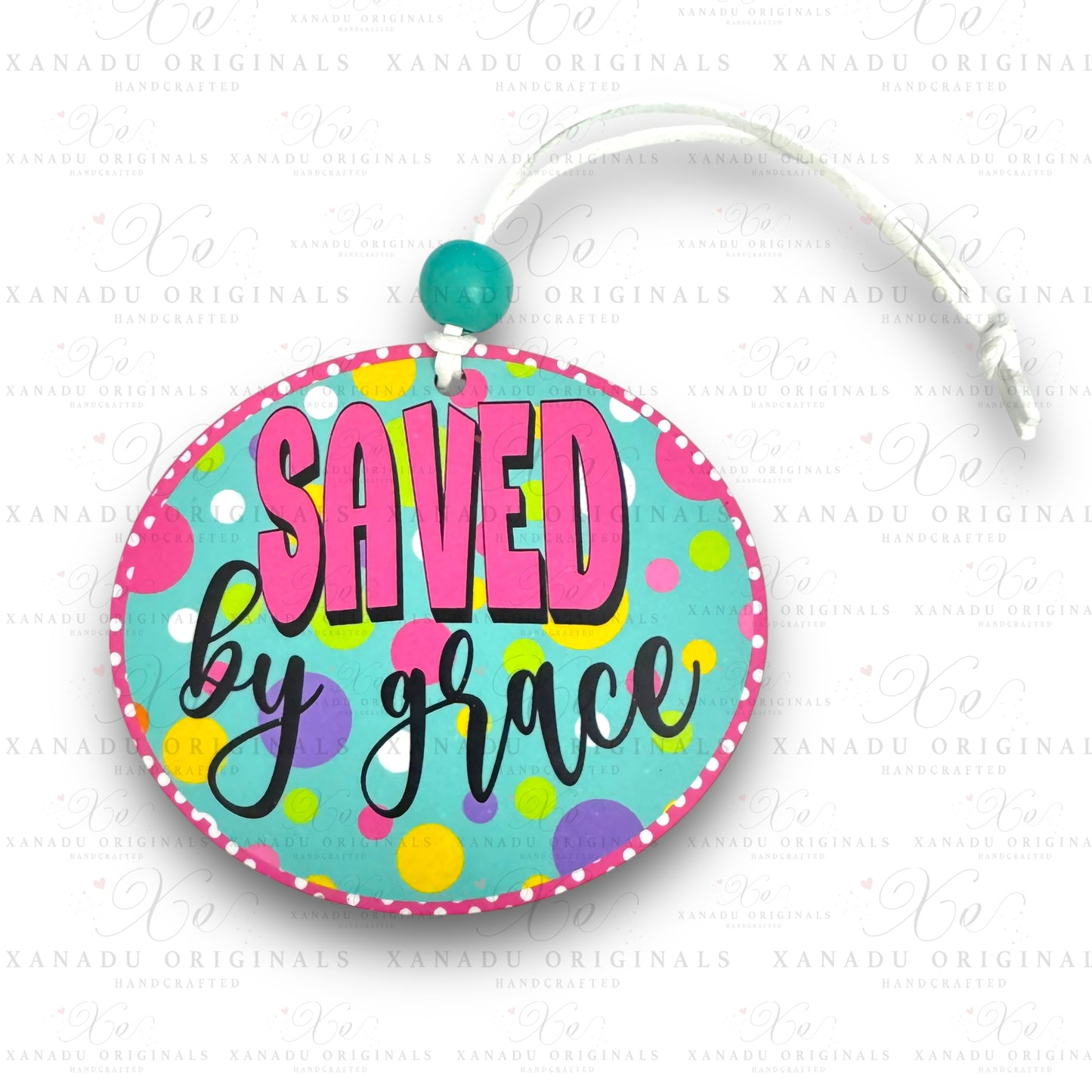 Saved By Grace Ornament