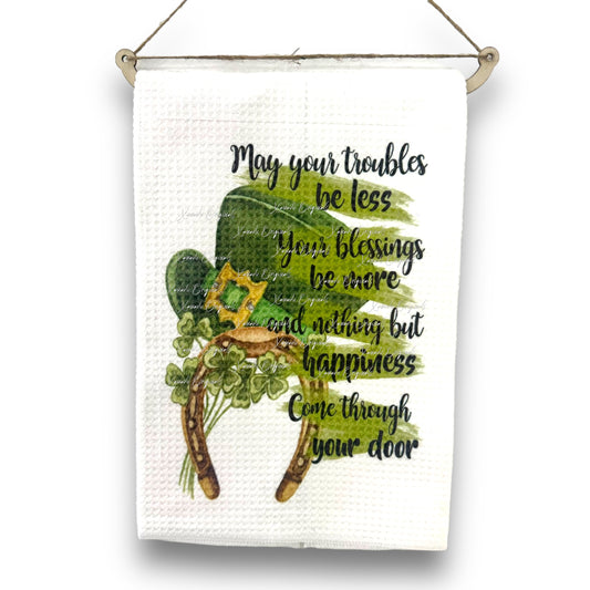 Your Blessings Be More Tea Towel