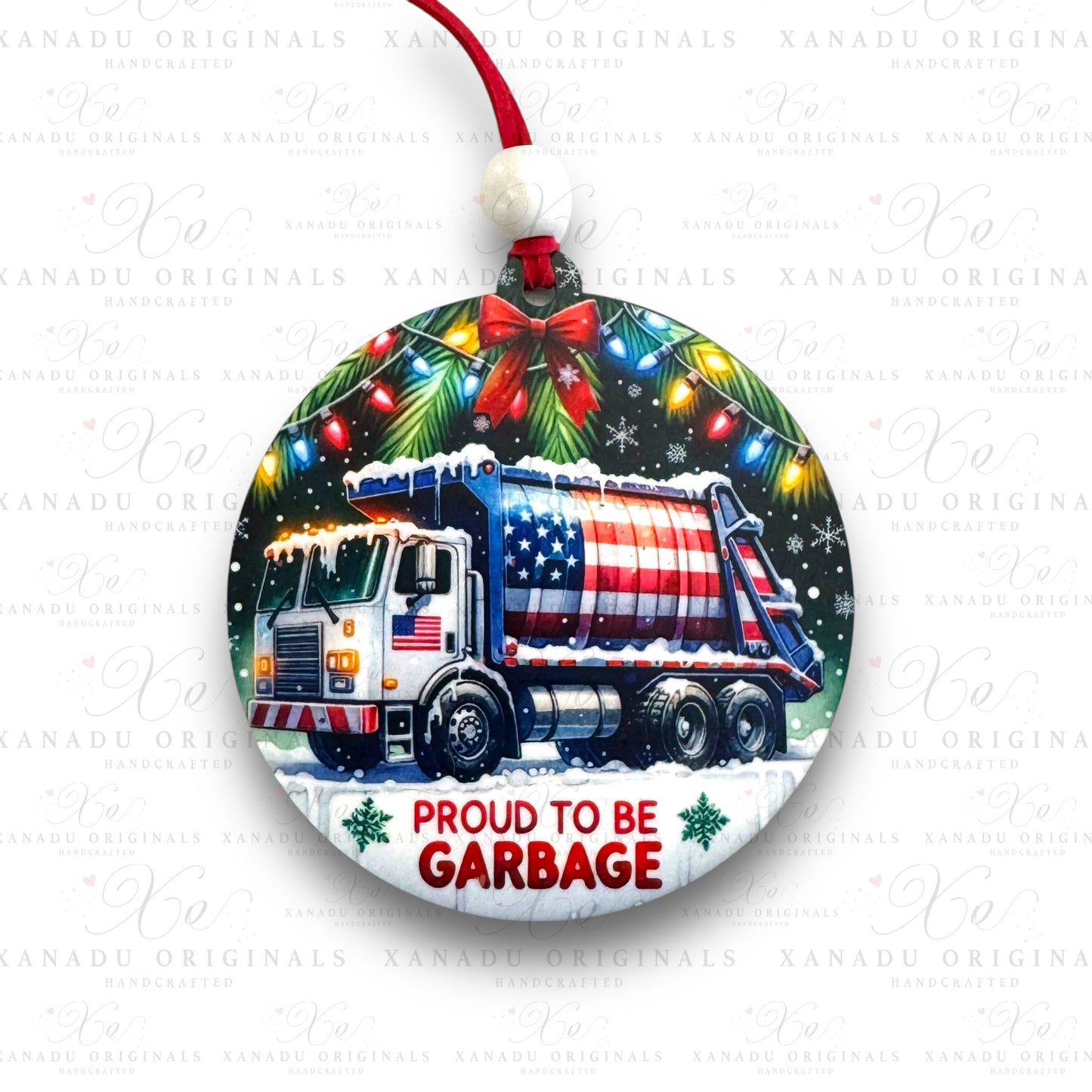 Proud To Be Garbage Ornament