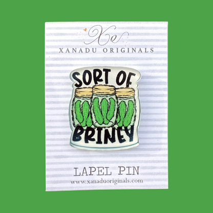 Sort Of Briney Lapel Pin