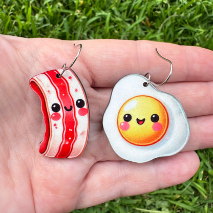 Bacon To My Eggs Earring