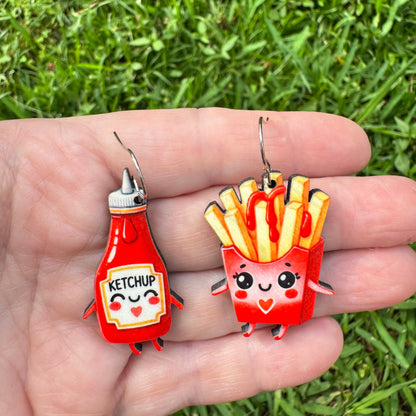 Ketchup To My Fries Earring