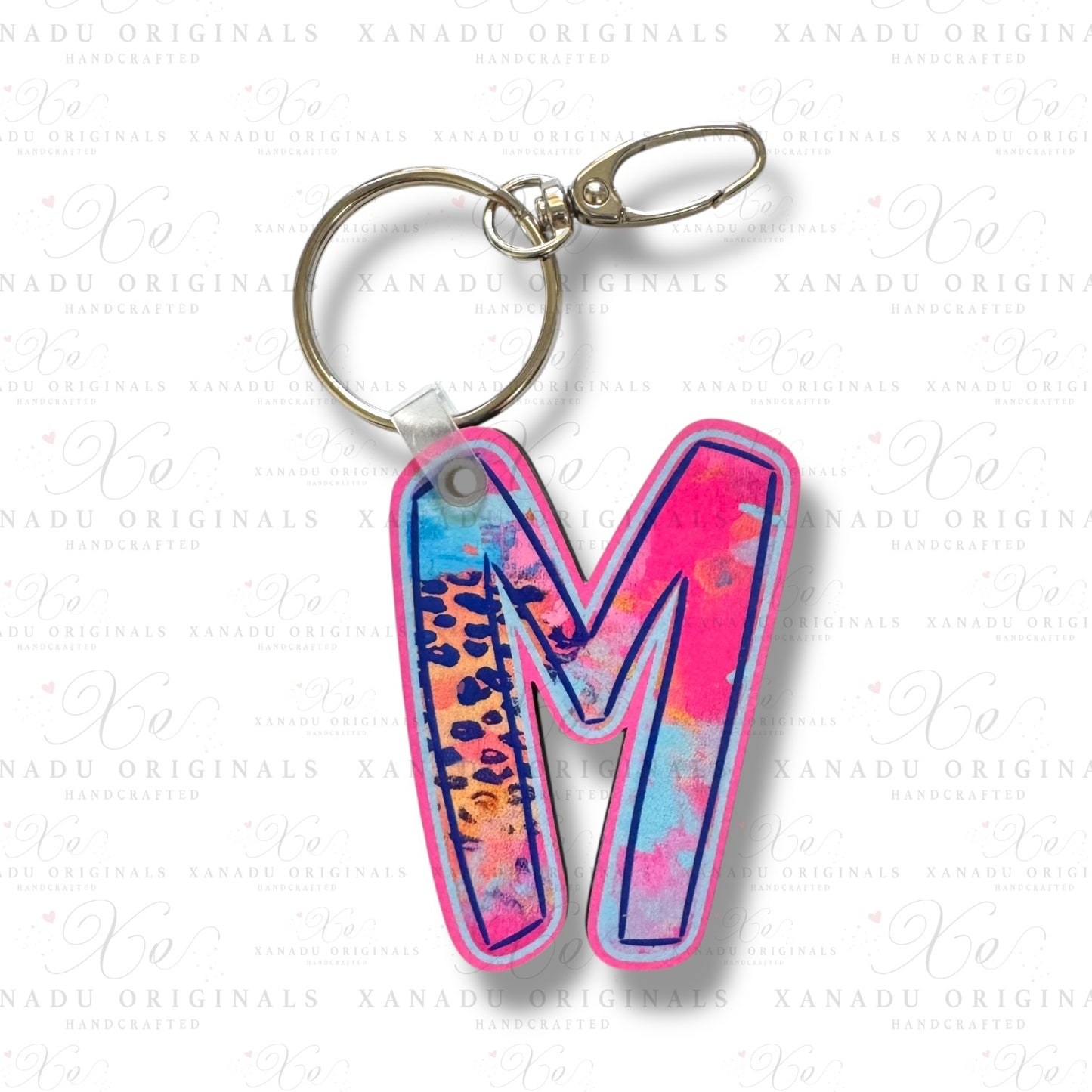 Funky Feline Alpha Keychains (A-Z) | Bag Tag