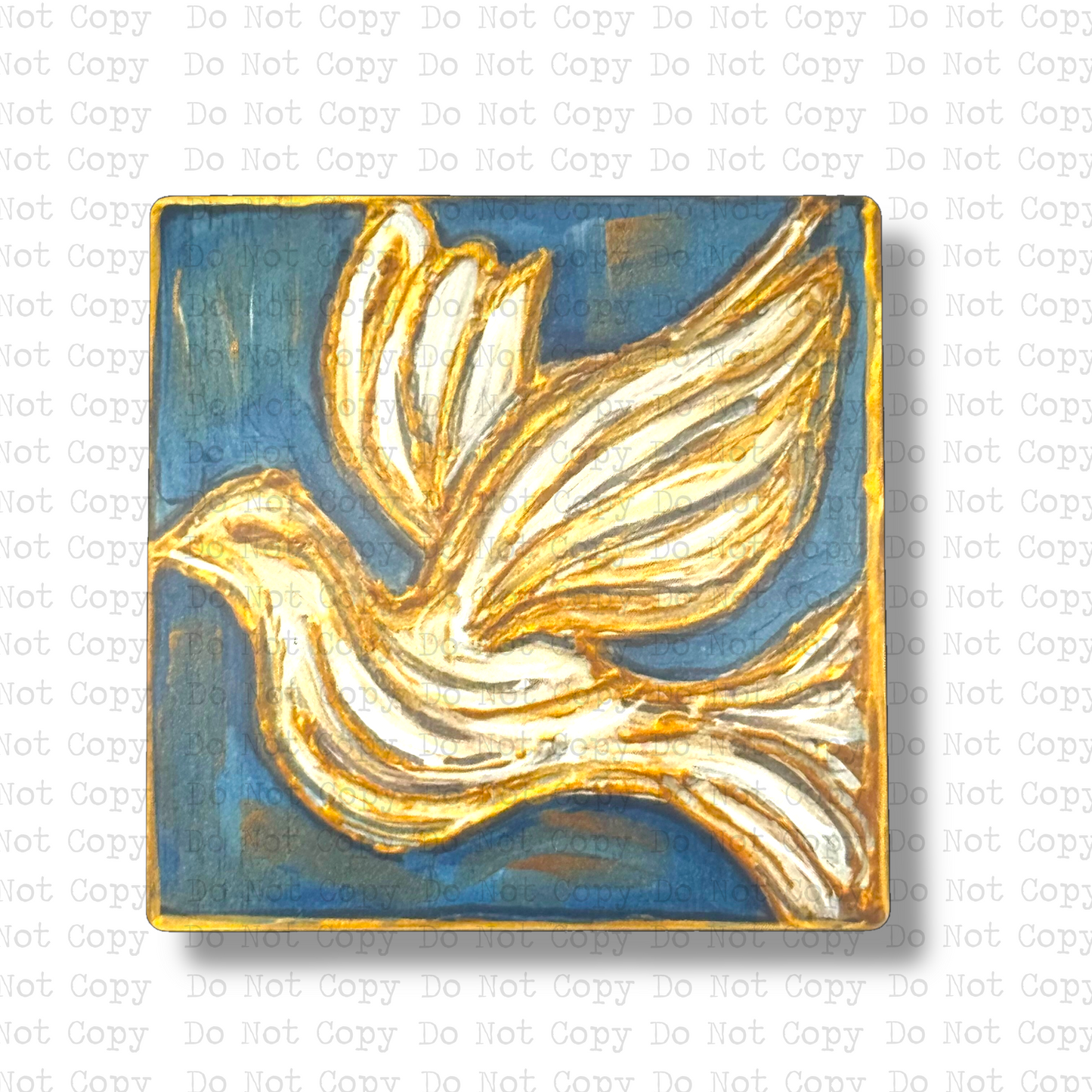 Golden Dove Magnet