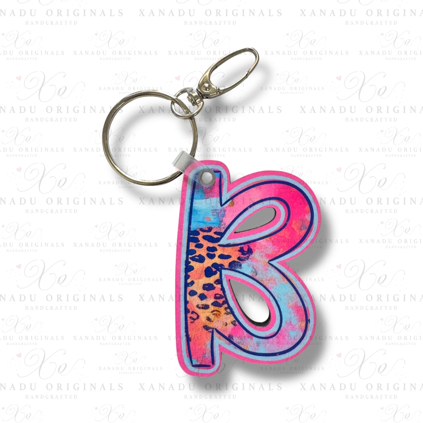 Funky Feline Alpha Keychains (A-Z) | Bag Tag
