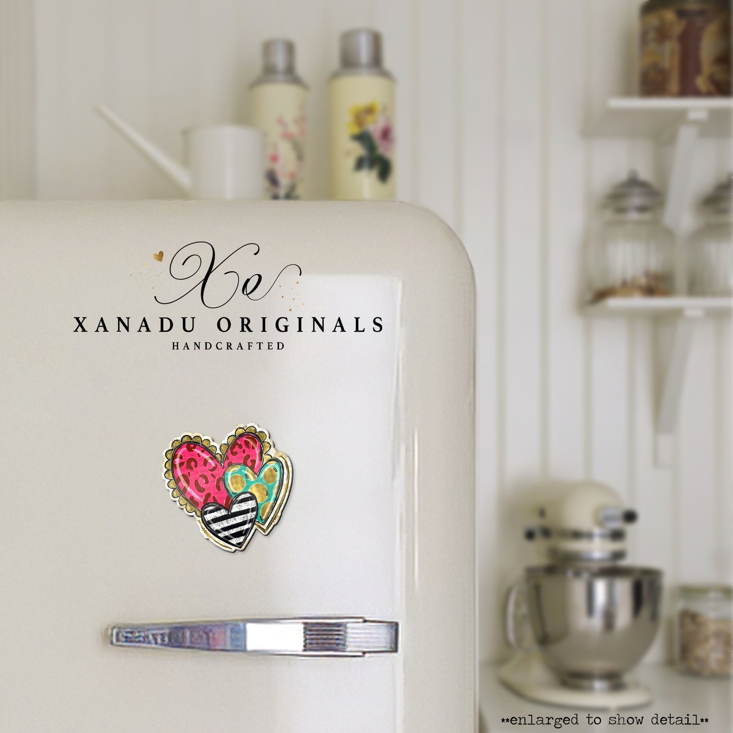 Bright Heart Trio Magnet