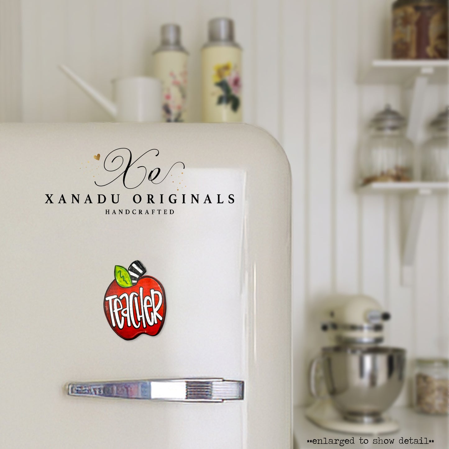 Teacher Apple Magnet
