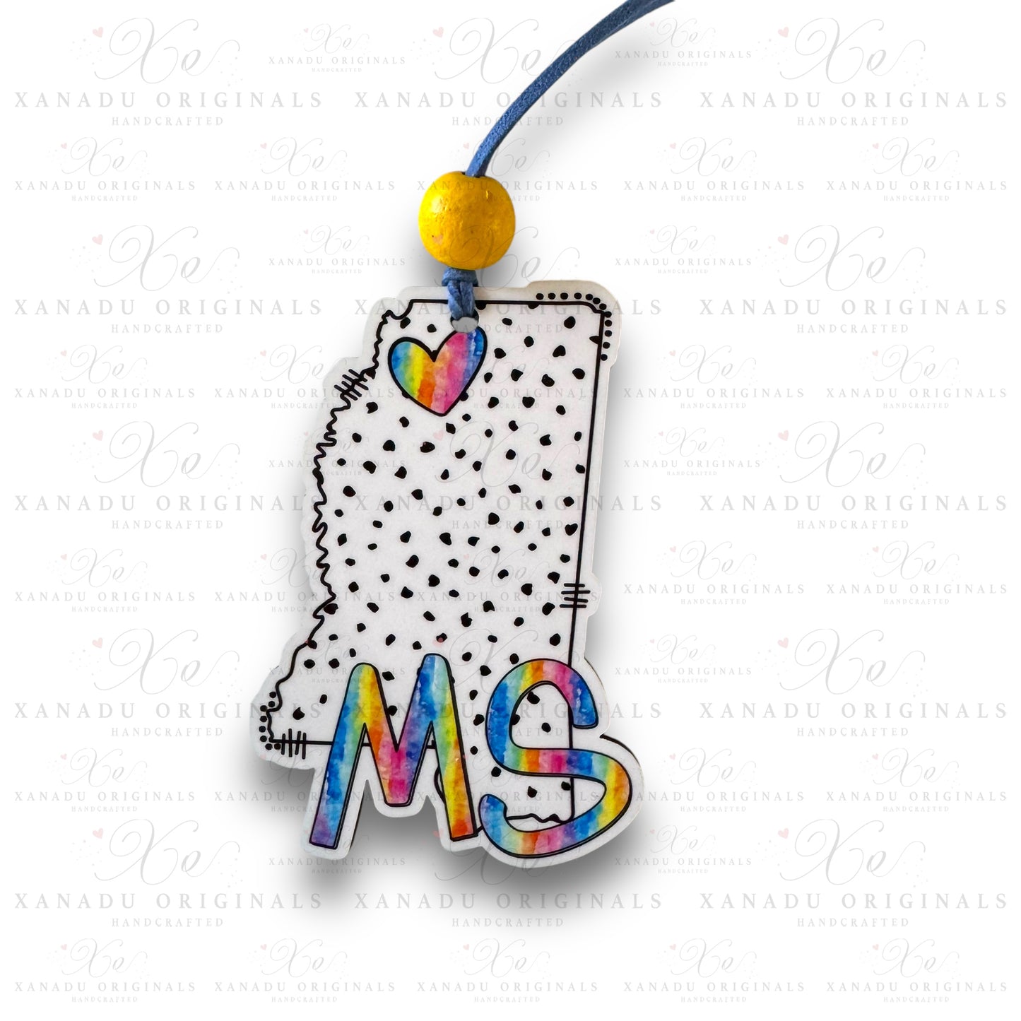 Mississippi Dalmatian Dot Ornament