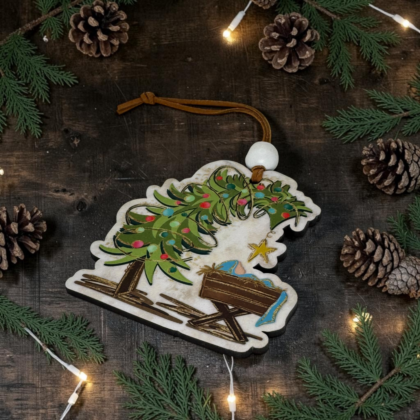 A Thrill Of Hope Baby Jesus Christmas Ornament