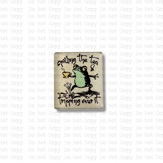 Spilling The Tea Lapel Pin