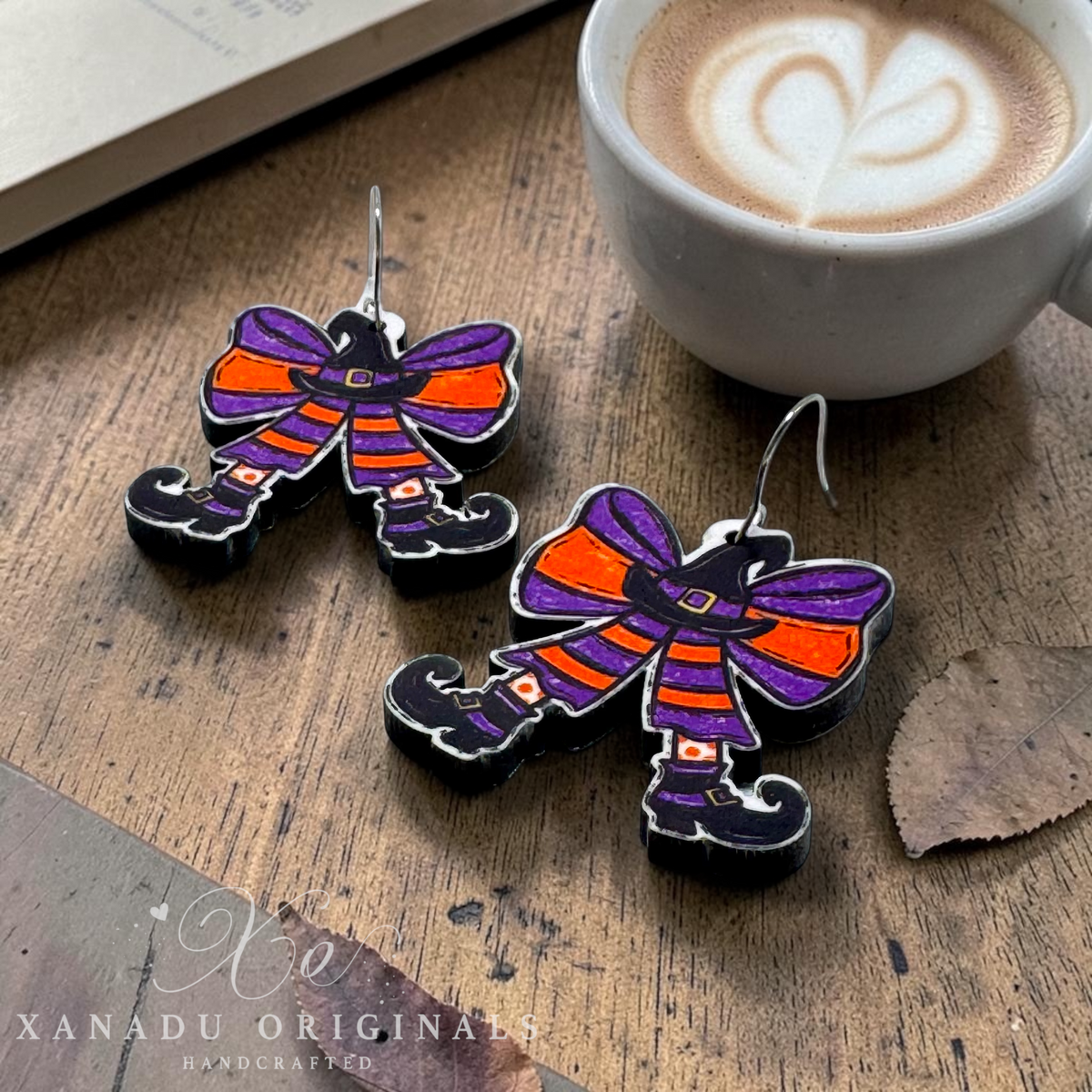 Witch Legs Dangle Earrings
