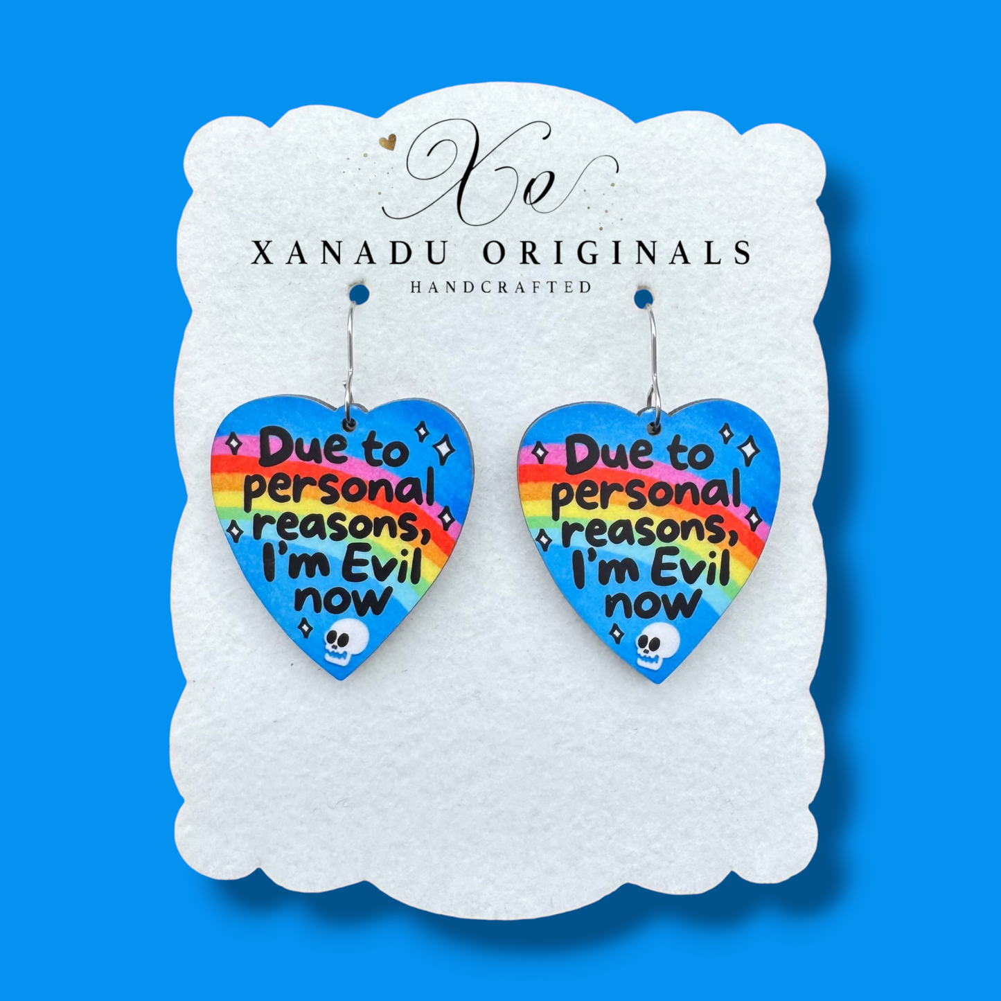 I'm Evil Now Earrings