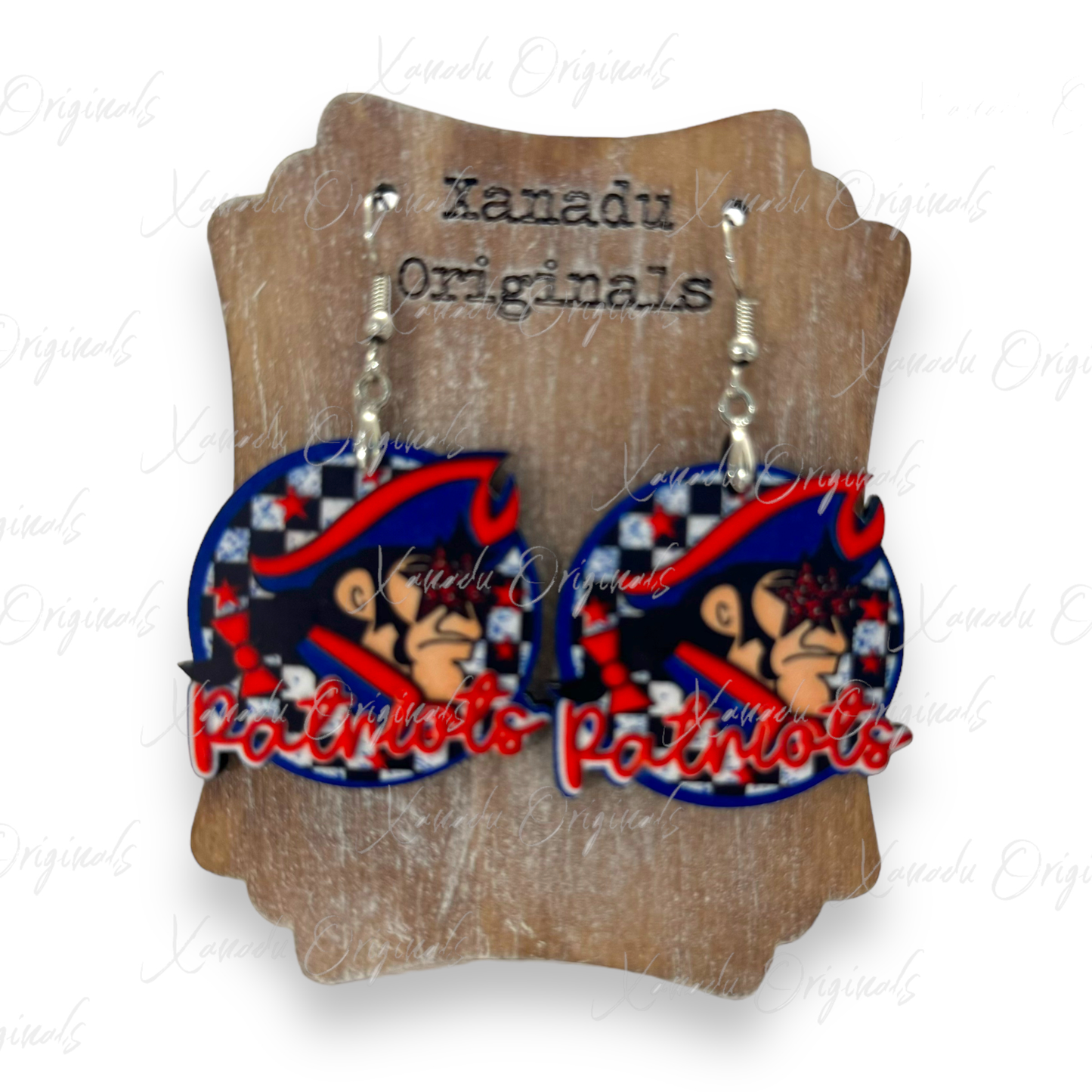 Patriots Earrings