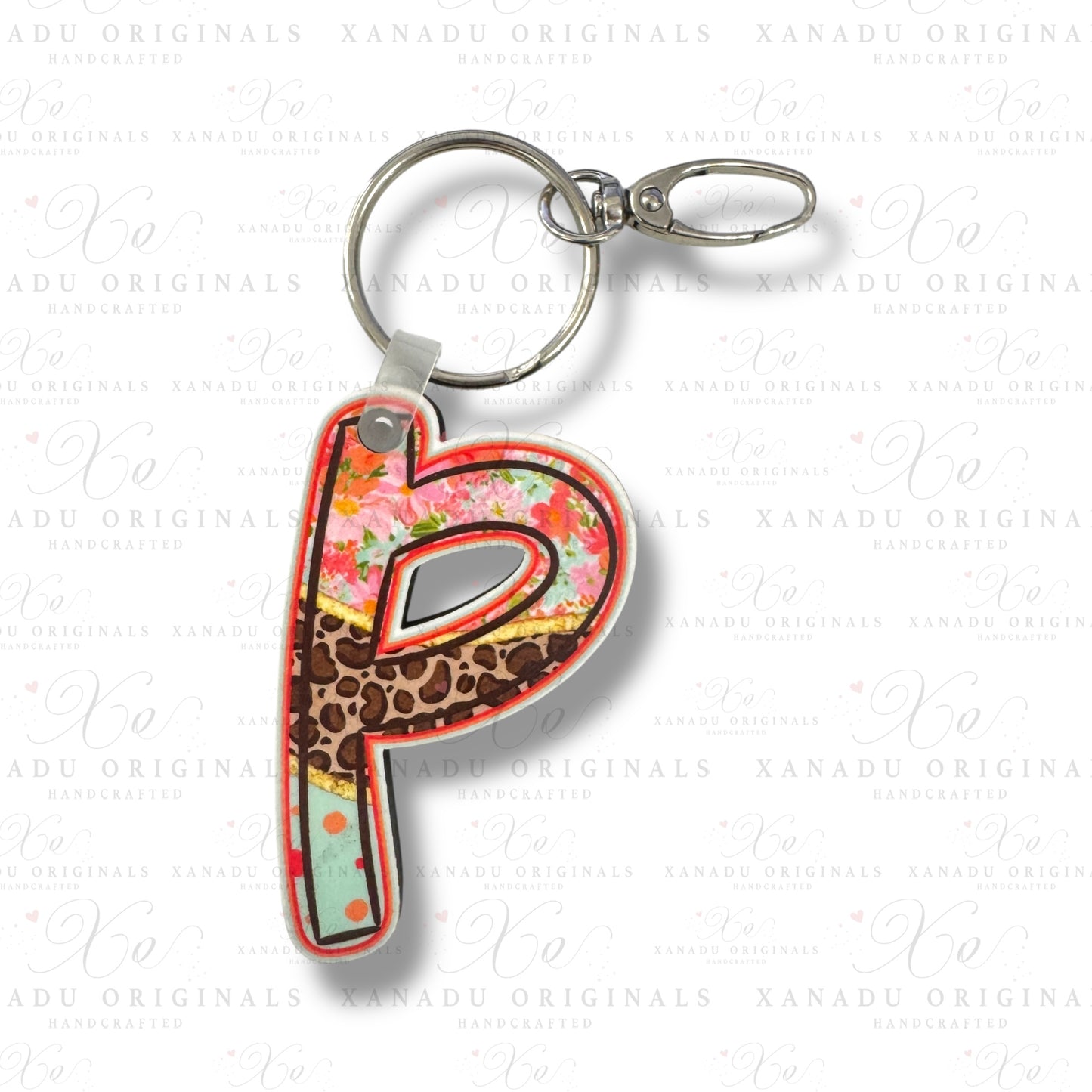 Blooming Safari Alpha Keychains (A-Z) | Bag Tag