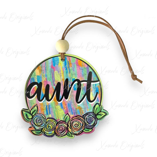 Aunt Mint Leopard Car Charm Ornament