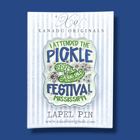 2026 Mississippi Pickle Fest Lapel Pins