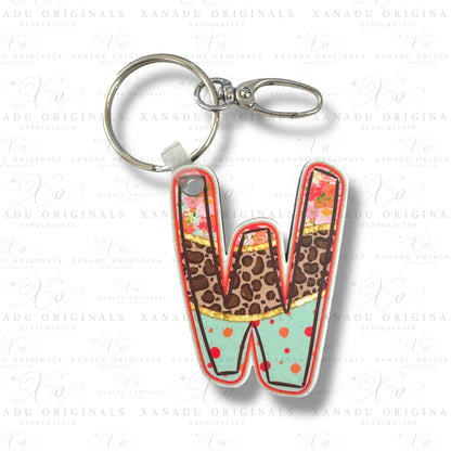 Blooming Safari Alpha Keychains (A-Z) | Bag Tag