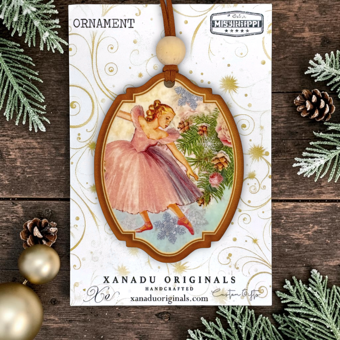 Ballerina Heirloom Christmas Ornament