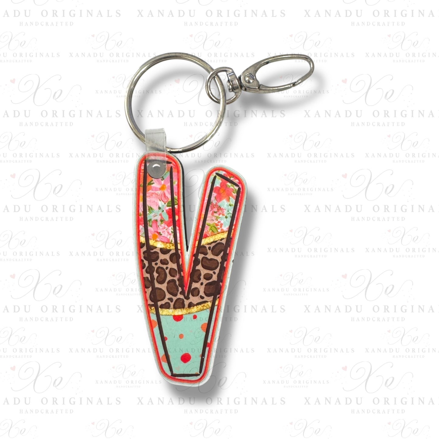 Blooming Safari Alpha Keychains (A-Z) | Bag Tag