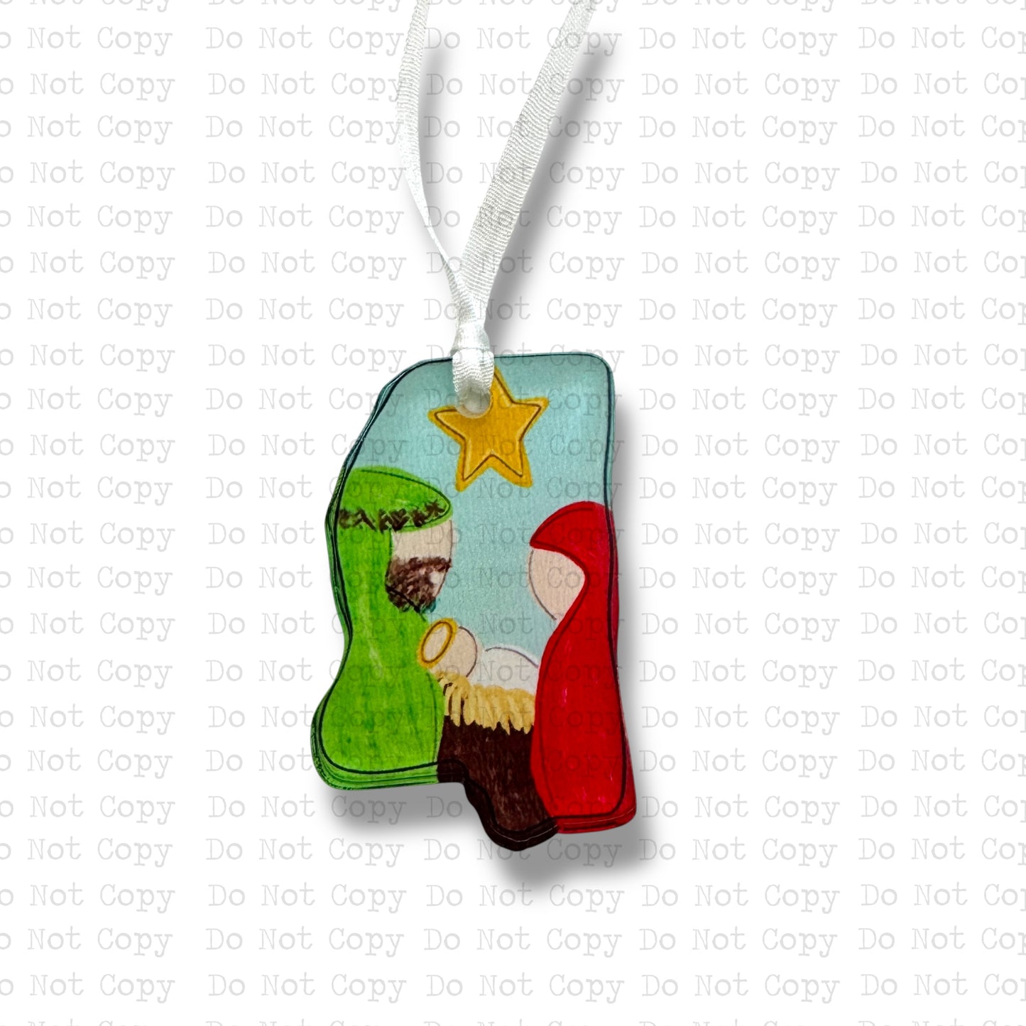 Mississippi Nativity Gift Mini Ornament