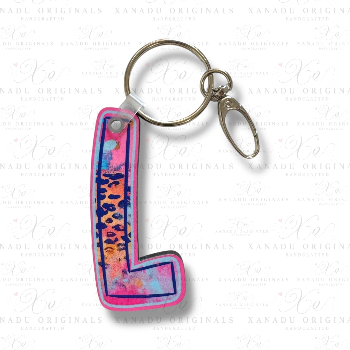 Funky Feline Alpha Keychains (A-Z) | Bag Tag