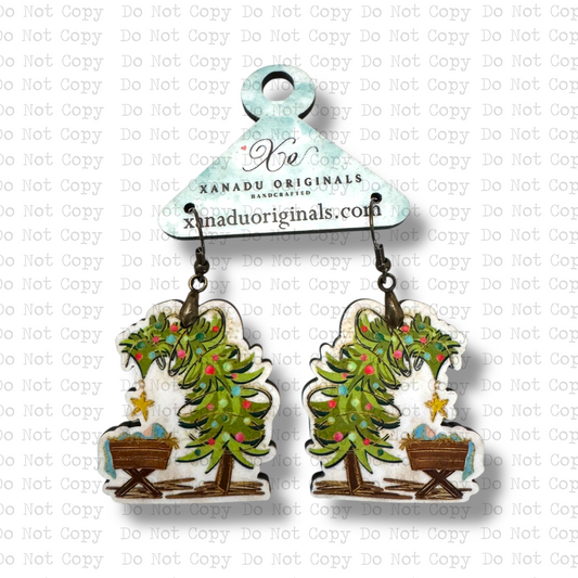 A Thrill Of Hope Baby Jesus Earrings