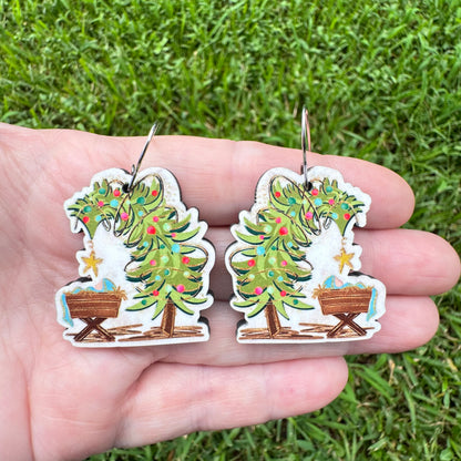 A Thrill Of Hope Baby Jesus Earrings