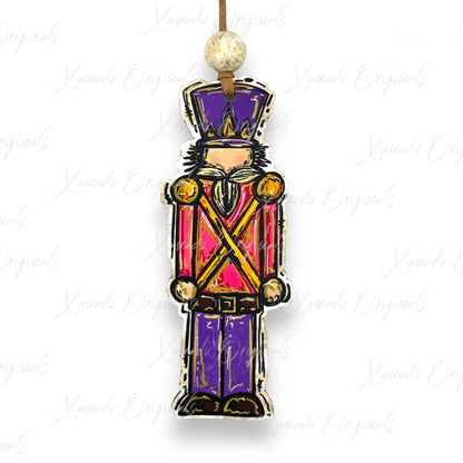 Hand Drawn Nutcracker Ornament