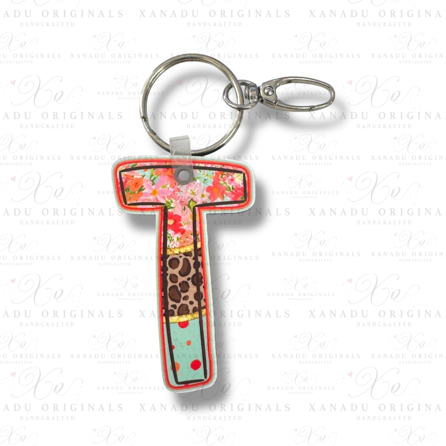 Blooming Safari Alpha Keychains (A-Z) | Bag Tag