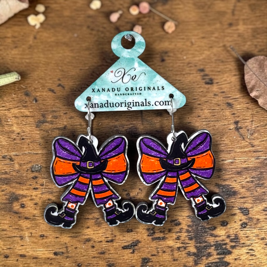 Witch Legs Dangle Earrings