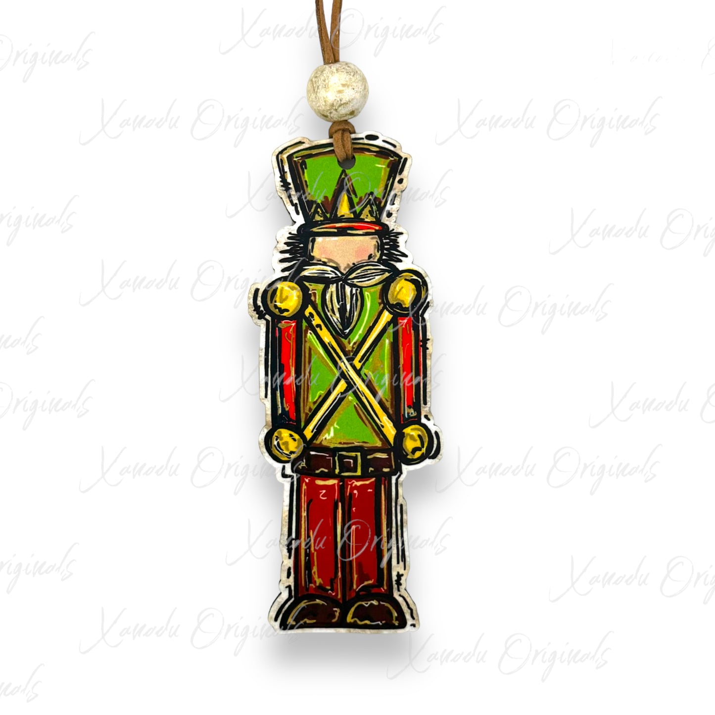 Hand Drawn Nutcracker Ornament