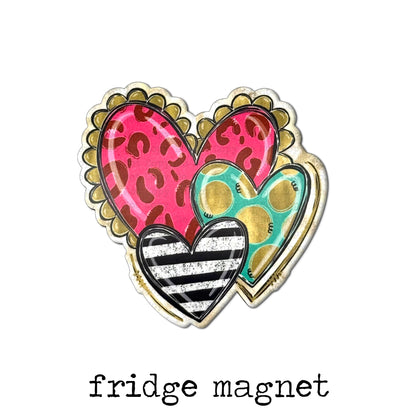 Bright Heart Trio Magnet