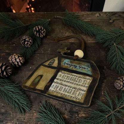 Amazing Grace Church Christmas Ornament