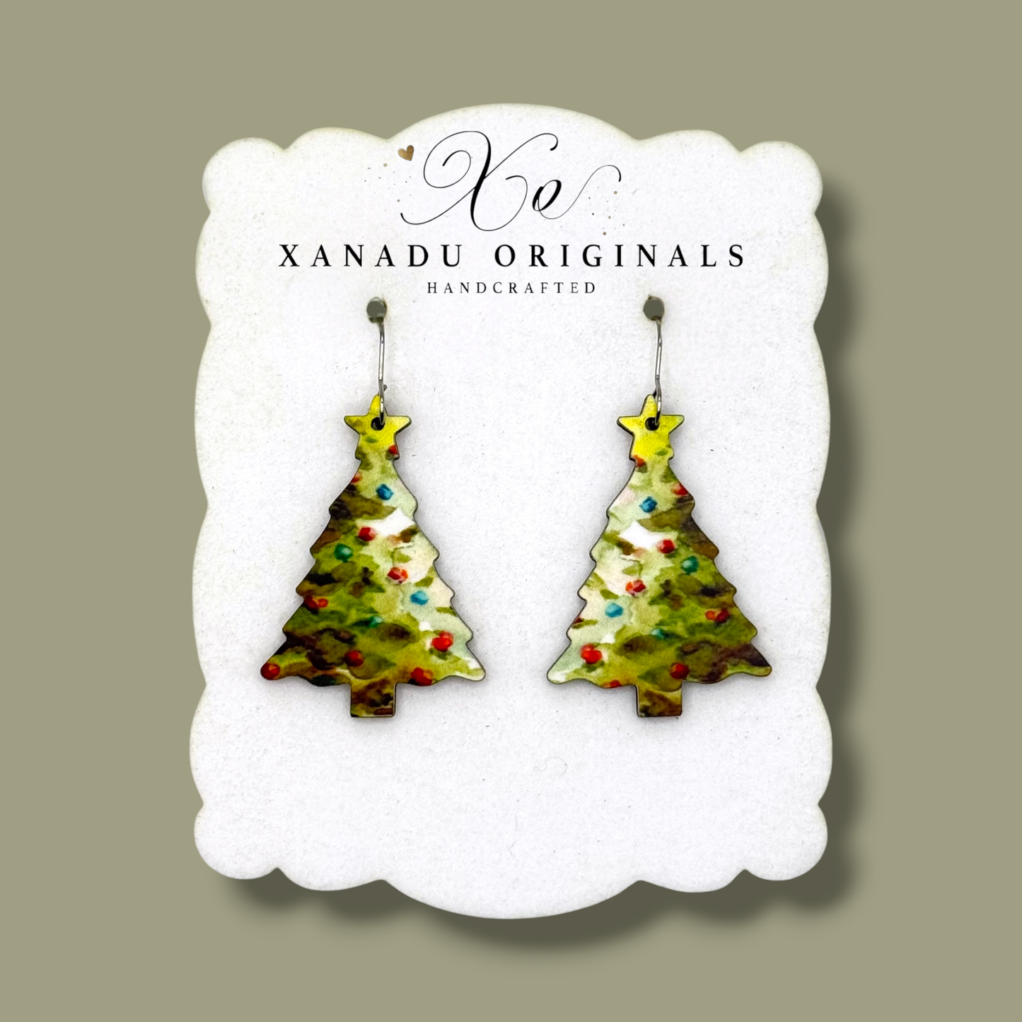 Christmas Tree Earrings