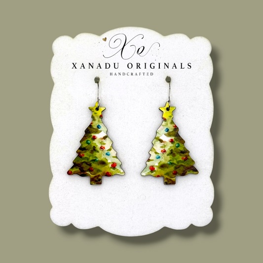 Christmas Tree Earrings