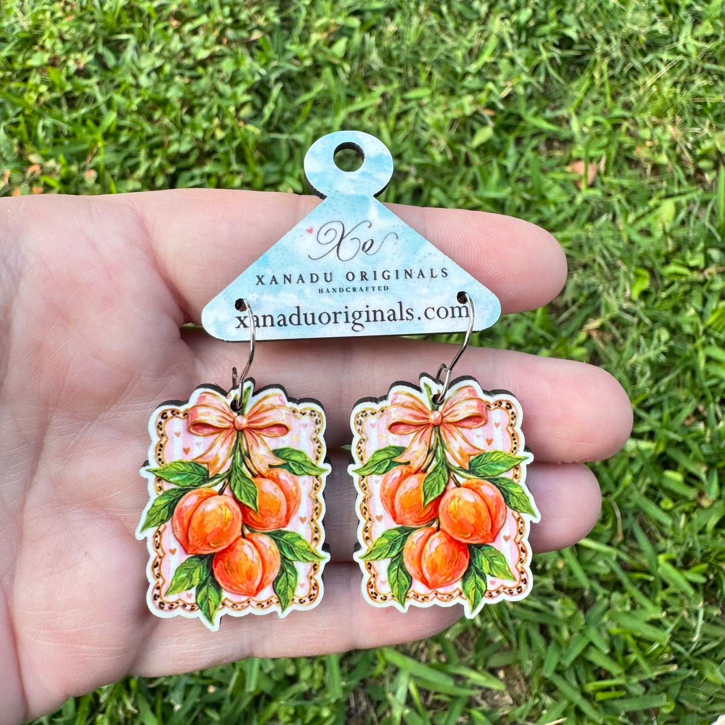 Peach Earrings