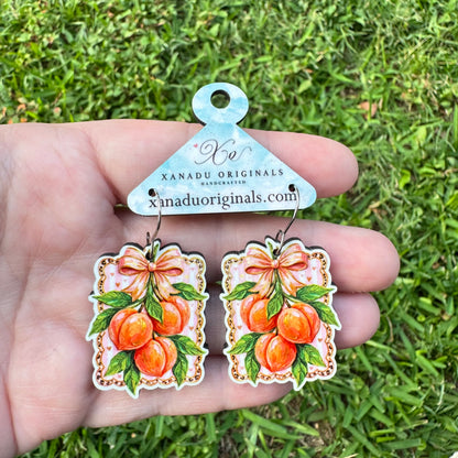 Peach Earrings