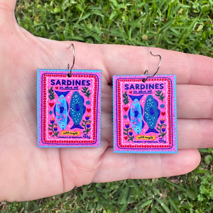 Sardines In Olive Oil Earrings