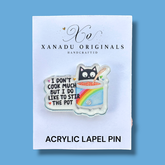Stir The Pot Lapel Pin
