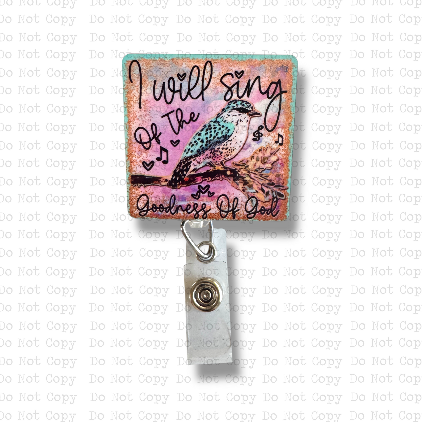 Goodness of God Interchangeable Badge Button with Reel Option