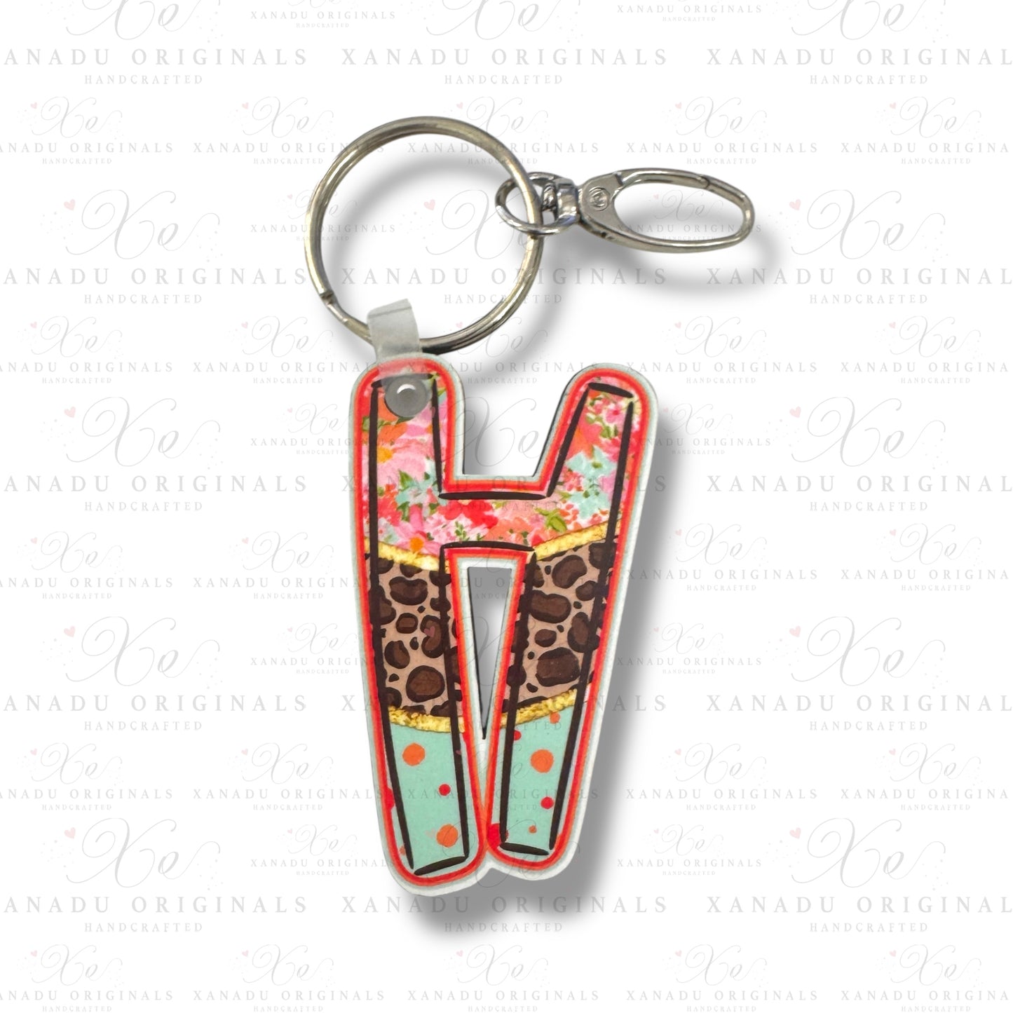 Blooming Safari Alpha Keychains (A-Z) | Bag Tag