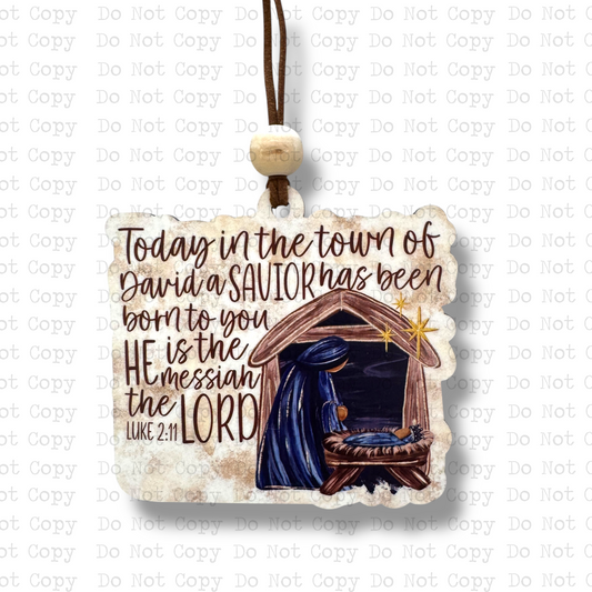 Town OF David Christmas Ornament