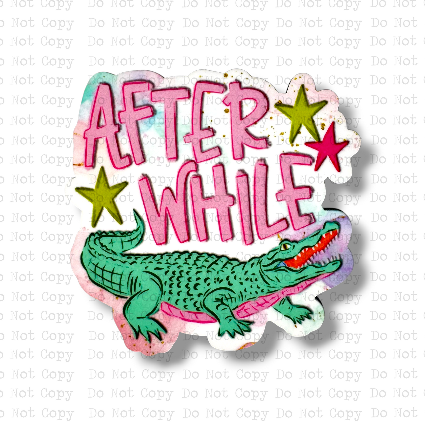 After While Crocodile Magnet